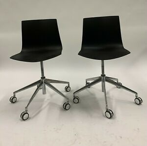 Vintage Italian Office Chairs by Arper (Pair)