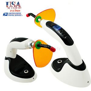 Wireless LED Dental Curing Light Lamp1400mw With Teeth Whitening Accelerator FDA