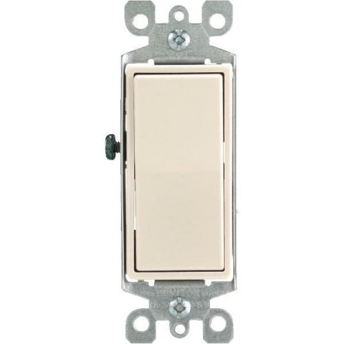 Leviton m36-5601-2tm 10-pack single pole switch-lt alm 10pk decor switch for sale