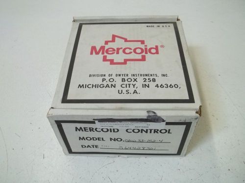 MERCOID DAW33-152-4 PRESSURE SWITCH *NEW IN A BOX*