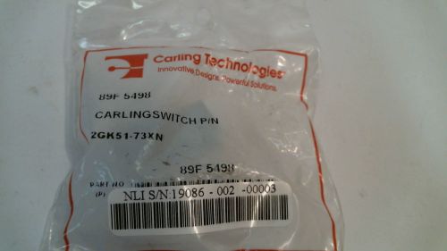 Carling Switch 2GK51-73XN 10A 250VAC Toggle Switch (89F5498)