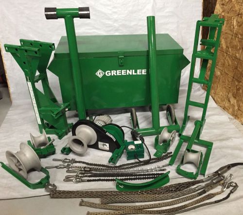 *greenlee* super tugger,puller,cable tugger,6500lb,lots extras, 6001,6805,6800 for sale