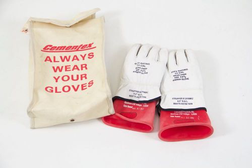 Cementex igk0-11-9 red high voltage gloves for sale