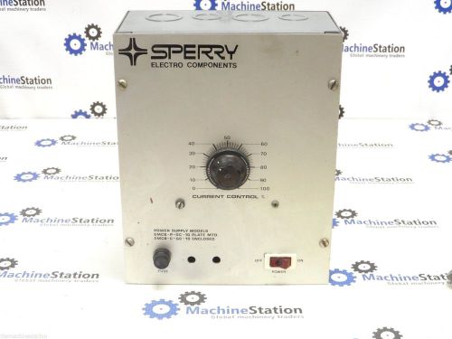 SPERRY ELECTRO COMPONENTS POWER SUPPLY EMCB-P-GC-10