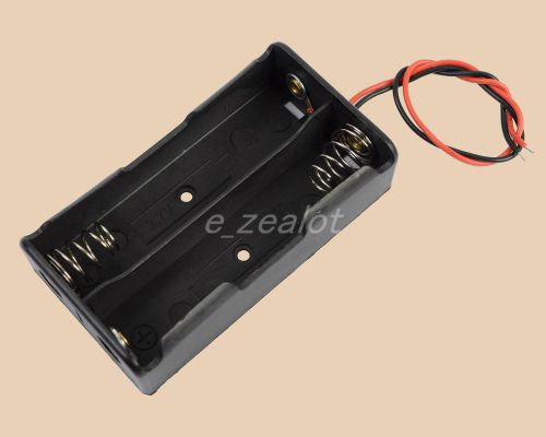 1pcs NEW 2x18650 2*18650 2x3.7V 7.4V Battery Holder Box Case Wire