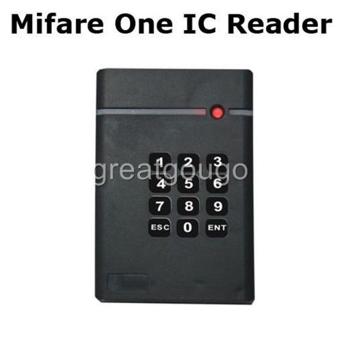 Mifare One IC Card Proximity Reader Weatherproof with keypad WG26 for access