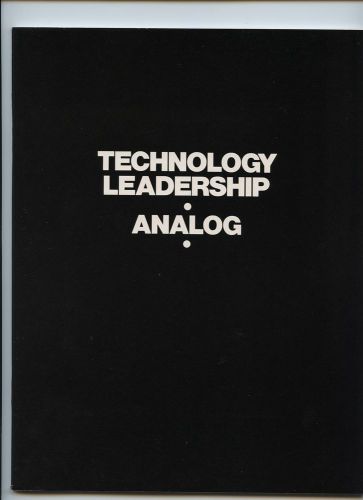1976 SIGNETICS ANALOG PRODUCTS DATA APPLICATIONS MANUAL CATALOG 112 Pages