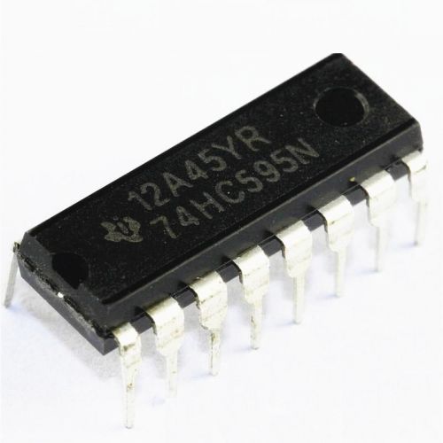 10PCS IC 74HC595 74595 SN74HC595N 8-Bit Shift Register DIP-16