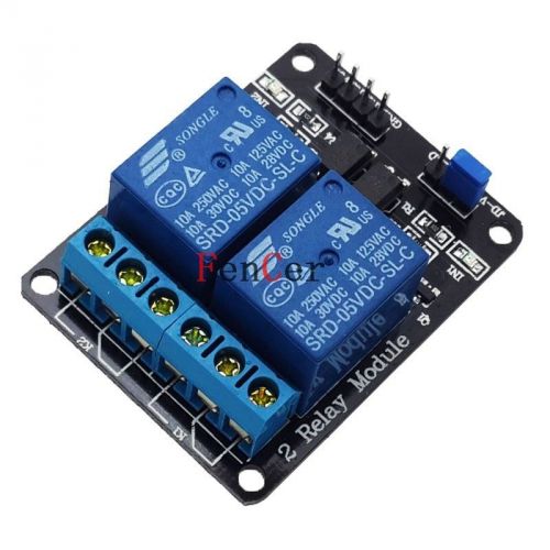 DC5V 2-Relay Driver Module Relay Expansion board with optocoupler protection