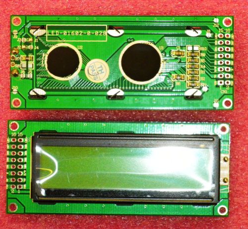 NEW LOT OF 2 ~ LCD CHARACTER DISPLAY MODULE 16 X 2, BACKLIGHT LCM-H01602DSF/F