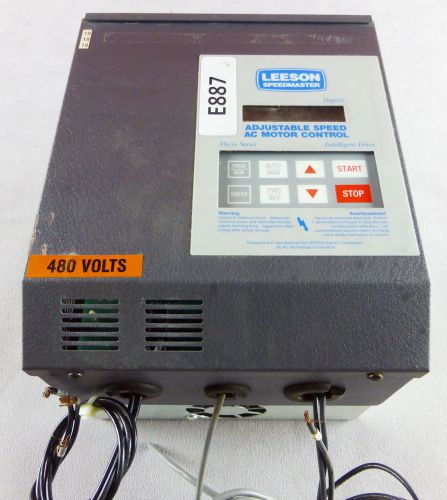 Leeson 174552 Micro Series AC Motor Control Digital Inverter Drive 10Hp 3Ph 480V