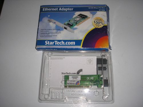 STARTECH.CO 10/100 Mbps PCI BUS ST100S ETHERNET ADAPTER, NEW