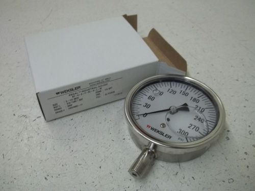 Weksler by-4-3-y-pj-4-l-w gauge 0-300 psi *new in a box* for sale