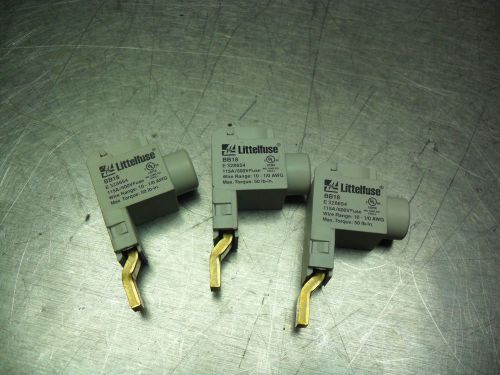 QTY 3 - LITTELFUSE BB18  115A 600V  New Free Ship  E 328654