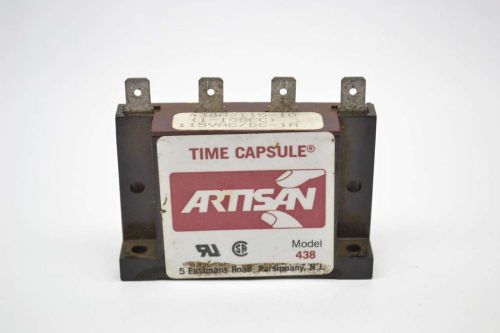 ARTISAN 438A-115-10 SOLID STATE TIME CAPSULE 1-10 SEC 115V-AC 1A TIMER B431487