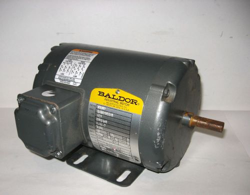 Baldor 1/3 hp 230/460volt 3450 rpm 48 frame little use model m3457 for sale