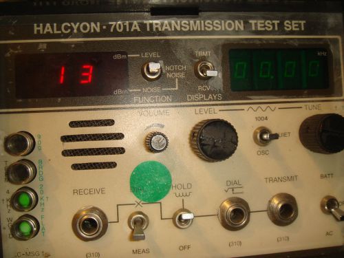 HALCYON-701A TRANSMISSION TEST SET
