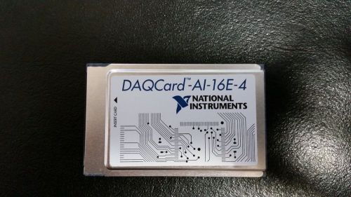 National Instruments DAQCard-AI-16E-4 Data Acquisition Card 183262D-01