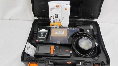 Testo 320 commercial / residential combustion analyzer kit w/ printer 0554 0549 for sale