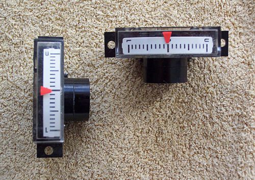 100-0-100 uA DC microampere panel meter - 2 pcs