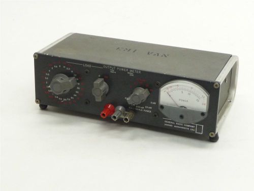 GENERAL RADIO GENRAD 1840-A OUTPUT POWER METER AUDIO FREQUENCY MULTI-TAP