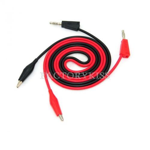 J1018 Oscilloscope Test Cable with Stack Plug and Alligator Clip FKS