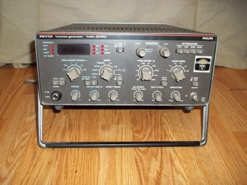 Fluke / philips pm 5134 function generator 1mhz-20mhz - for parts or repair for sale