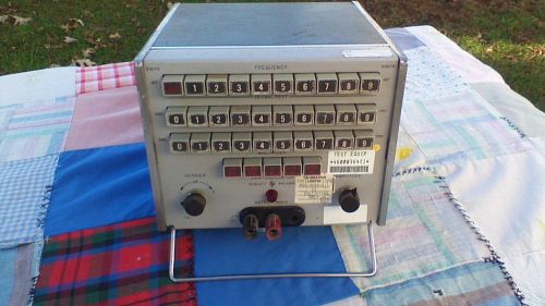 HP241A Pushbutton Oscillator
