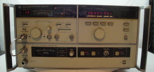 Agilent / HP 8672A  Syn Sig Gen and HP 86720A Freq Extension (10 Khz - 18 Ghz)