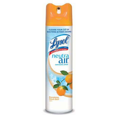 Lysol Neutra Air Sanitizing Spray, Energizing Citrus Zest - 10 oz