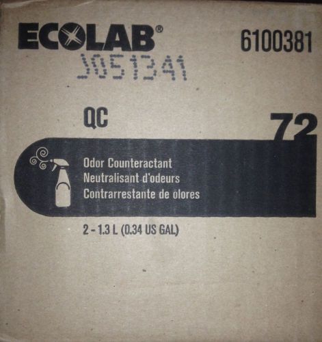 Ecolab®  QC72 Odor Counteractant - 1.3 L, 2/Case 6100381
