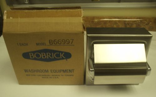 Bobrick - b-66997 - surface-mounted satin finish single toilet tissue dispenser for sale