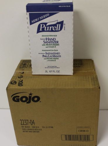 Box of 4 Purell  NXT Instant Hand Sanitizer w/Aloe &amp; Vitamin D Refill  2L 67FLOZ
