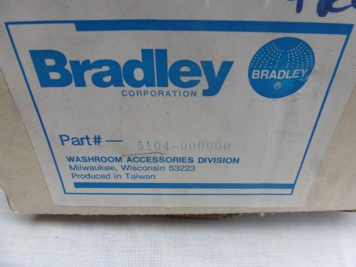 Bradley 5104 recessed Stainless Single Toilet Tissue Dispenser New