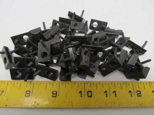 3282 15 Series Roll-In T-Nut with Flex Handle 5/16-18 Black Zinc Lot of 42