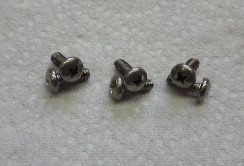 85 each 10-24 x 1/2&#034; stainless steel round phillips head machine screws new! for sale