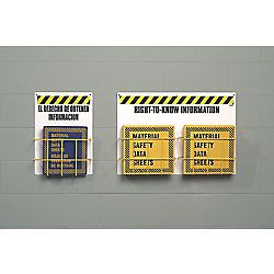 BRADY RK420Y-E OSHA  Information Station, in English, Yellow,