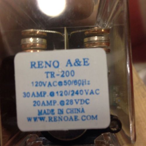 Reno A&amp;E Tr-200 Flash Tranfer Relay