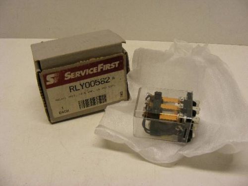 NOS SERVICE FIRST RLY00582 RELAY 3PDT 10/5 AMP 24V COIL