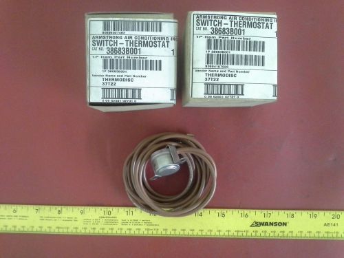 Armstrong thermodisc 37t22 thermostat switch new in box lot of 2 for sale