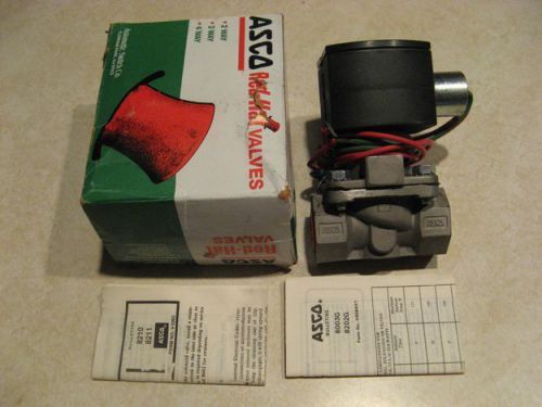 Asco Red-Hat II Solenoid Valve EF8210G30MB 1/2&#034; 24V NO