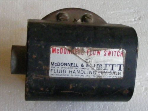 Mcdonnell &amp; miller flow switch -- 1/2 -- itt -- free shipping for sale