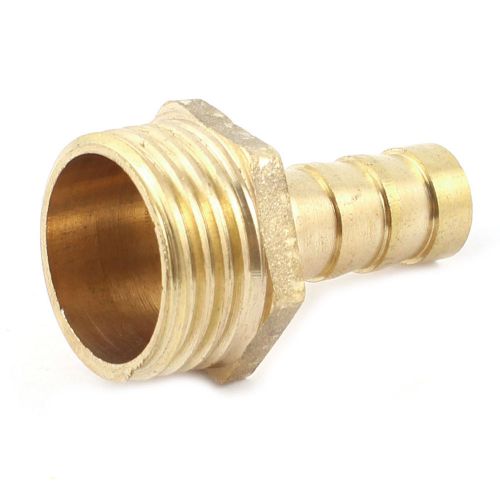 1/2&#034; pt male x 10mm hose barb air fuel piping brass quick coupler for sale