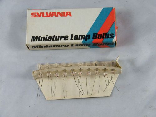 LOT OF 10 SYLVANIA NE83(5AH) MINIATURE LAMPS / BULBS~ CODE # 30783-0