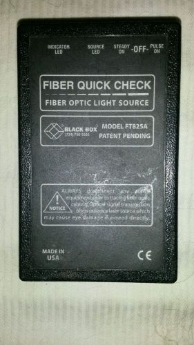 Fiber quick check Model FT825A