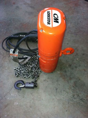 CM LODESTAR 1/2 TON (F) ELECTRIC CHAIN HOIST