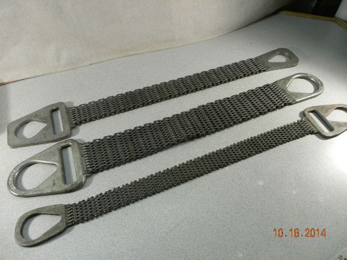 (3) 36” lift all sling wire mesh choker chain 1600/3200 3500/7000 4800/9600 for sale