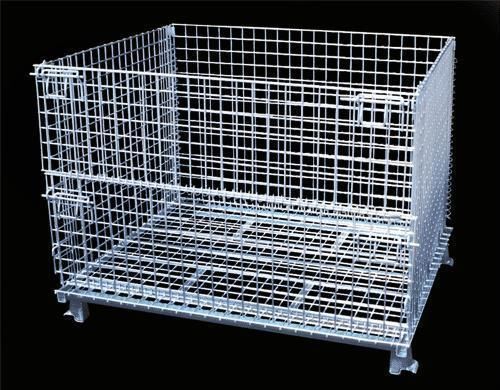 Wire baskets cargotainer palletainer for pallet rack wire basket atlas for sale