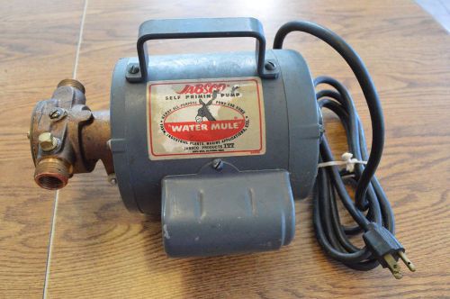 Jabsco self priming pump brass hd 11810-37 works great &#034;water mule&#034;original box for sale