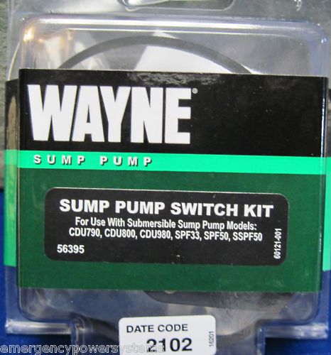 REPLACEMENT SUBMERSIBLE SUMP PUMP SWITCH KIT
